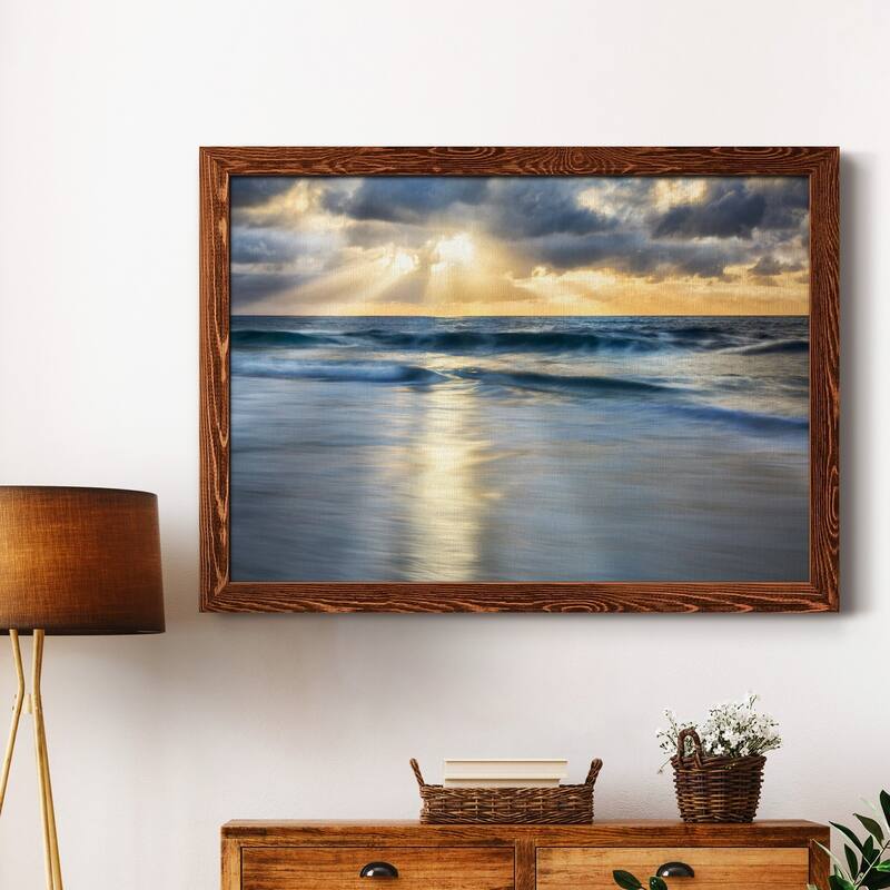 Cloudscape Shore-Premium Framed Canvas - Ready to Hang