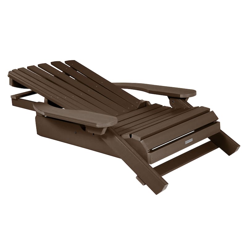 HIGHWOOD Folding and Reclining Adirondack Chair with Folding Ottoman