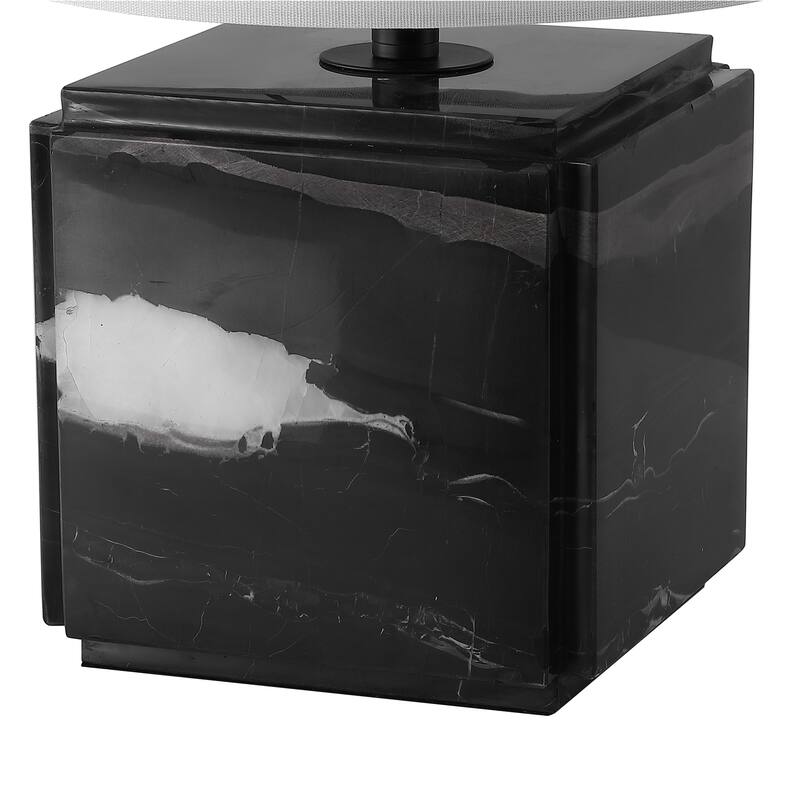 SAFAVIEH Couture Zahra Marble Table Lamp - 10"W x 10"D x 15"H
