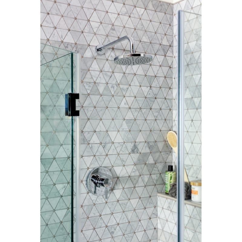 Miseno 16" Rain Shower Arm and Flange