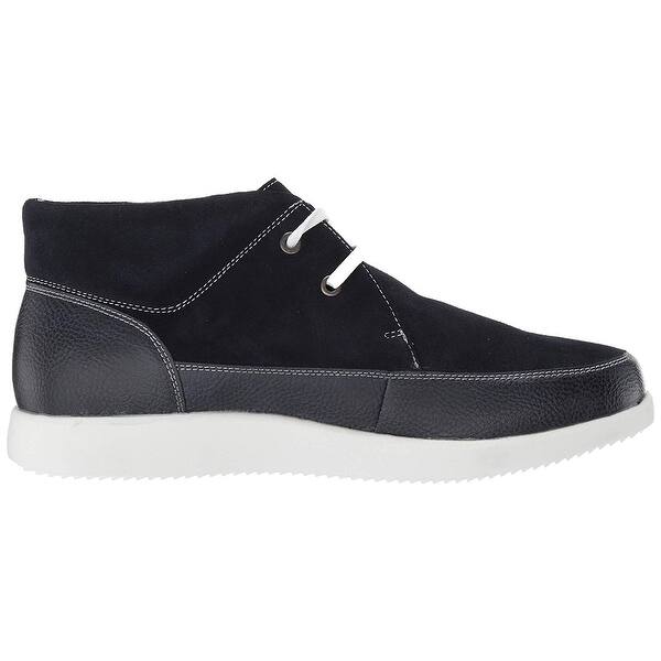 Shop Stacy Adams Men S Buckley Moc Toe Lace Up Chukka Boot Navy