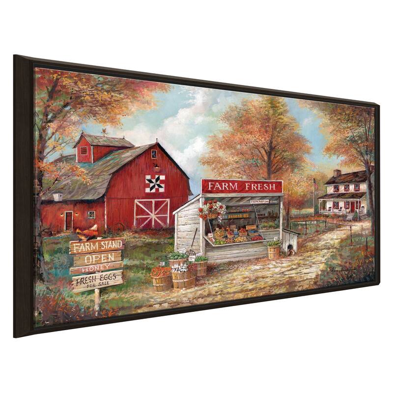 "Farm Fresh" by Ruane Manning Print on Floating Canvas