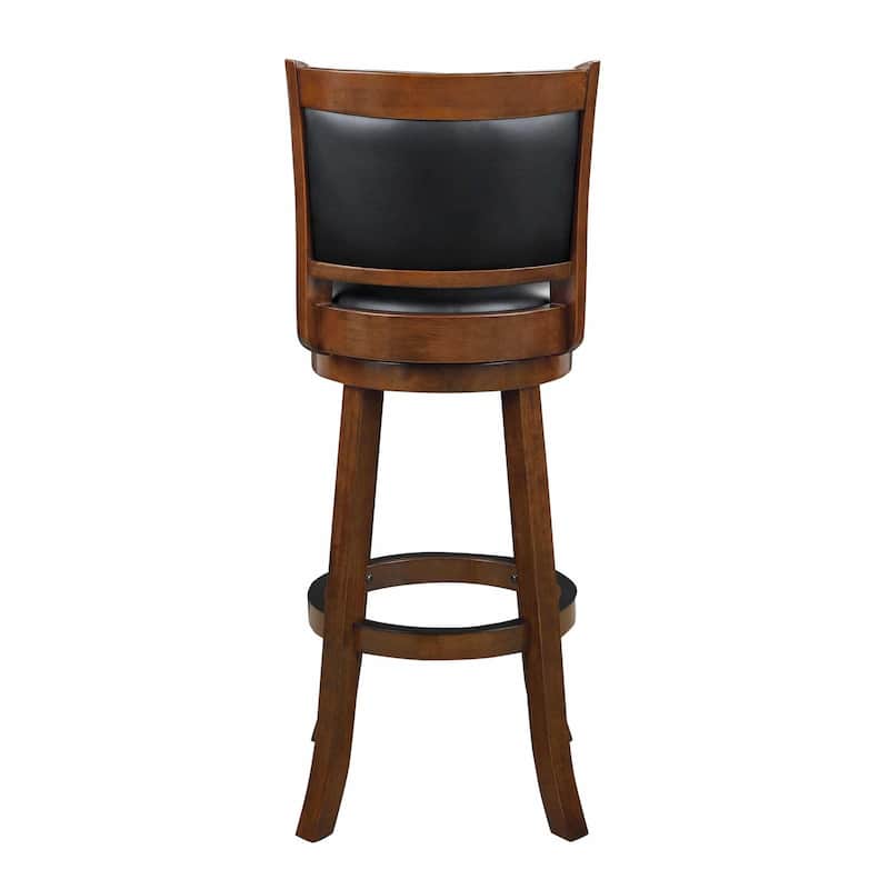 Augusta Wood Indoor Swivel Barstool
