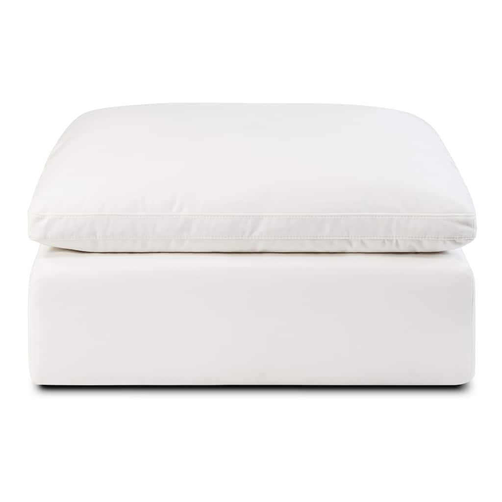Poly and Bark Aspen Ottoman