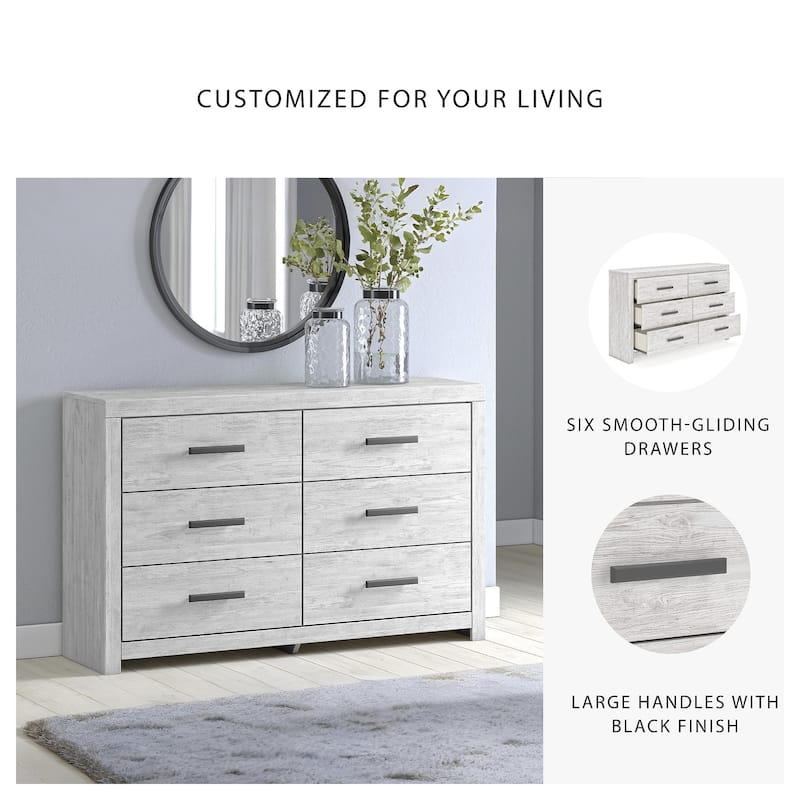 Signature Design by Ashley Cayboni Whitewash Dresser