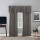 Sun Zero Evelina Faux Dupioni Silk Blackout Curtain Panel, Single Panel