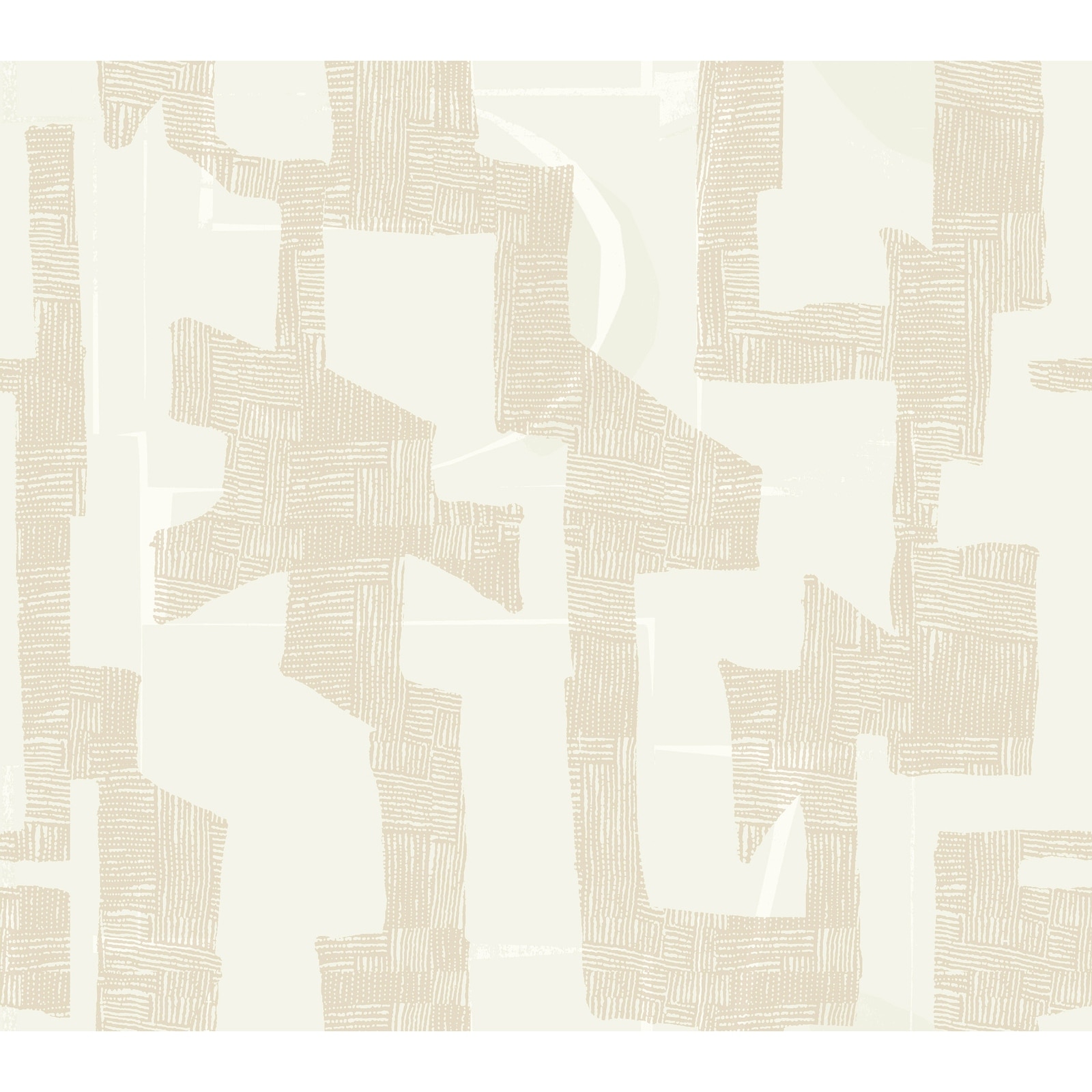 Nikki Chu Tribe Caramel Cream Premium Peel and Stick Wallpaper