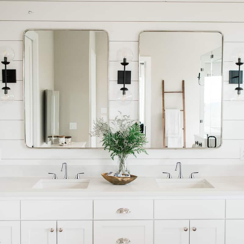 WOWOW 8 in. Widespread Double Handle Bathroom Faucet