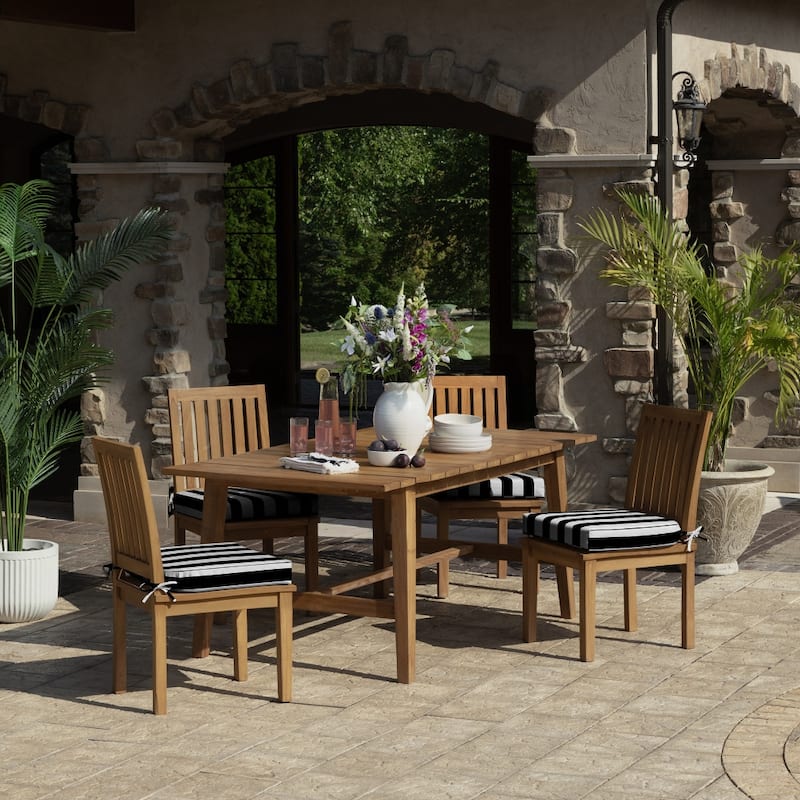 ARDEN Foam Outdoor Round Back Seat Cushion, 20 x 19