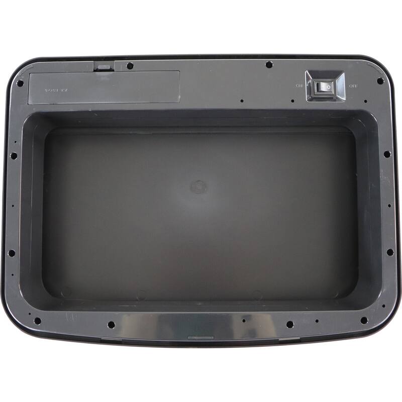 Hanover 62-Liter / 16.4-Gallon Trash Can with Dual Bins and Sensor Lid in Stainless Steel