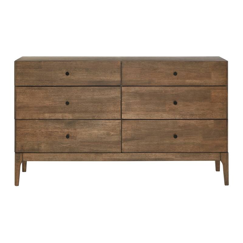 Ozan Walnut Finish 6-drawer Dresser by iNSPIRE Q Modern