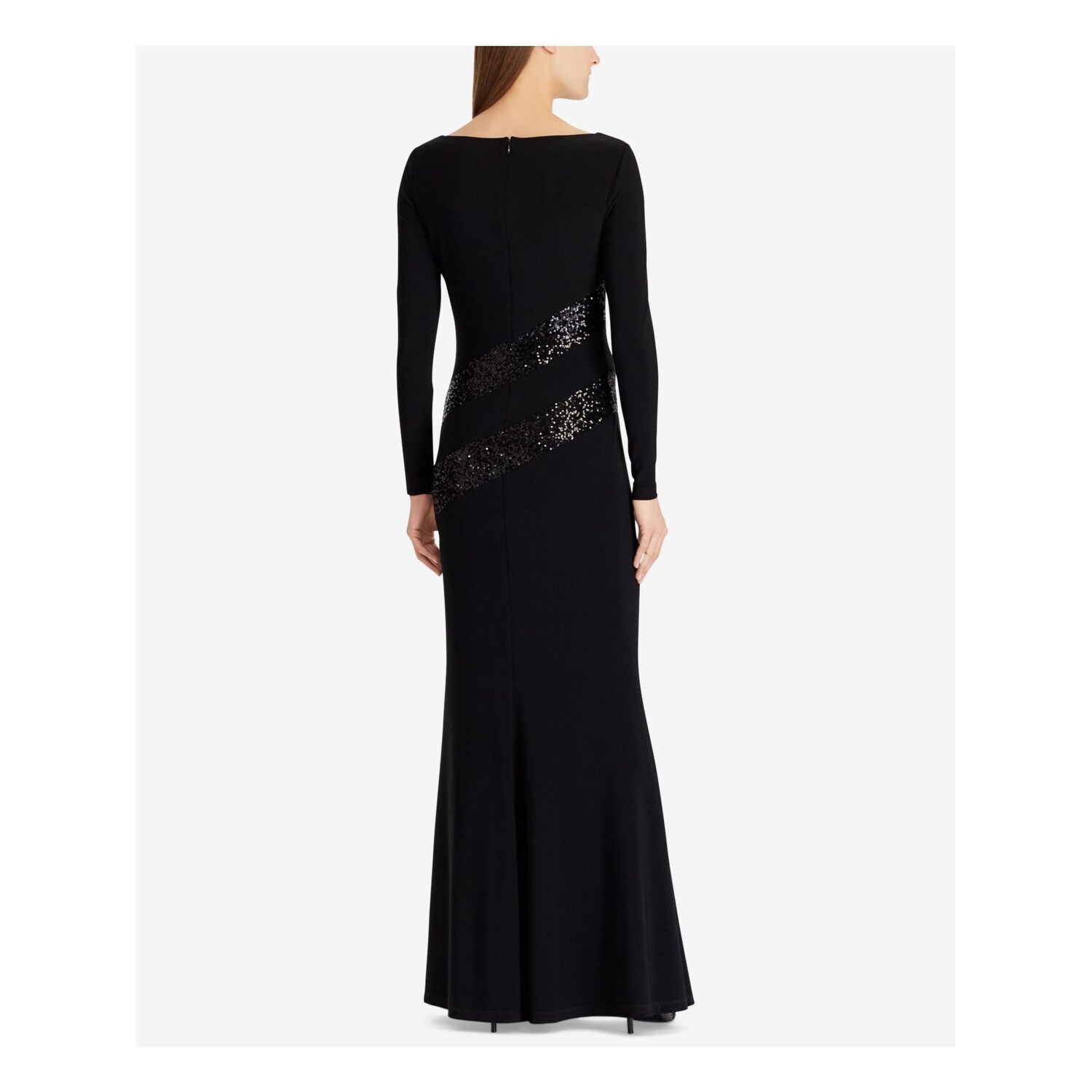 black jersey gown