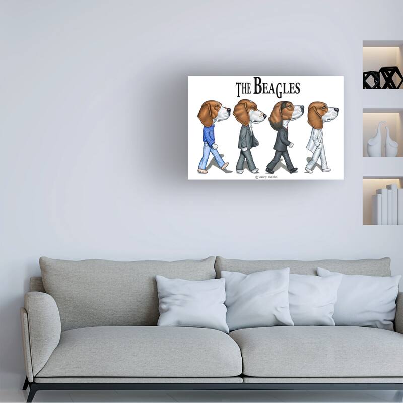 Danny Gordon Art 'The Beagles' Canvas Art