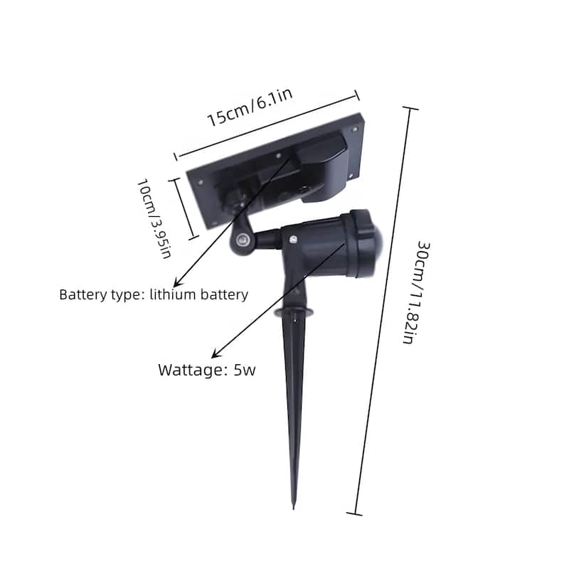 Outdoor Solar Powered Sunset Lamp