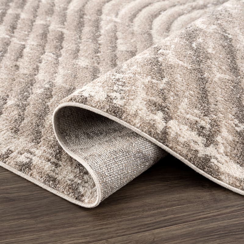 Abani Rugs Sahara SAH140A Sand Dunes Brown Beige Area Rug