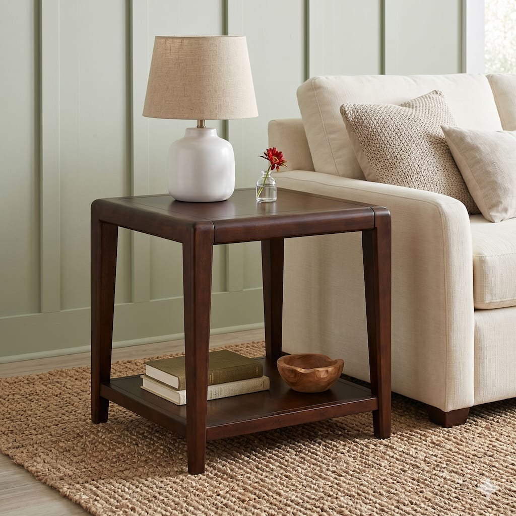 Zenora 22" Rectangular Wood End Table