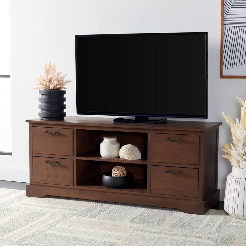 SAFAVIEH Filbert 4-Drawer TV Media Stand (50-inch Flat Screen TV) - 47" W x 16" D x 20" H