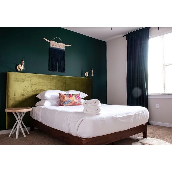 slide 2 of 5, Posh Pollen Wilson Queen Pine Platform Bed
