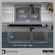 preview thumbnail 39 of 57, Karran Drop-In Quartz 33 in. 1-Hole 60/40 Double Bowl Kitchen Sink Kit