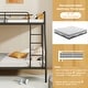 preview thumbnail 19 of 19, Space-Saving Twin Over Full Bunk Bed with Ladder, Full-Length Guardrails, Modern Design