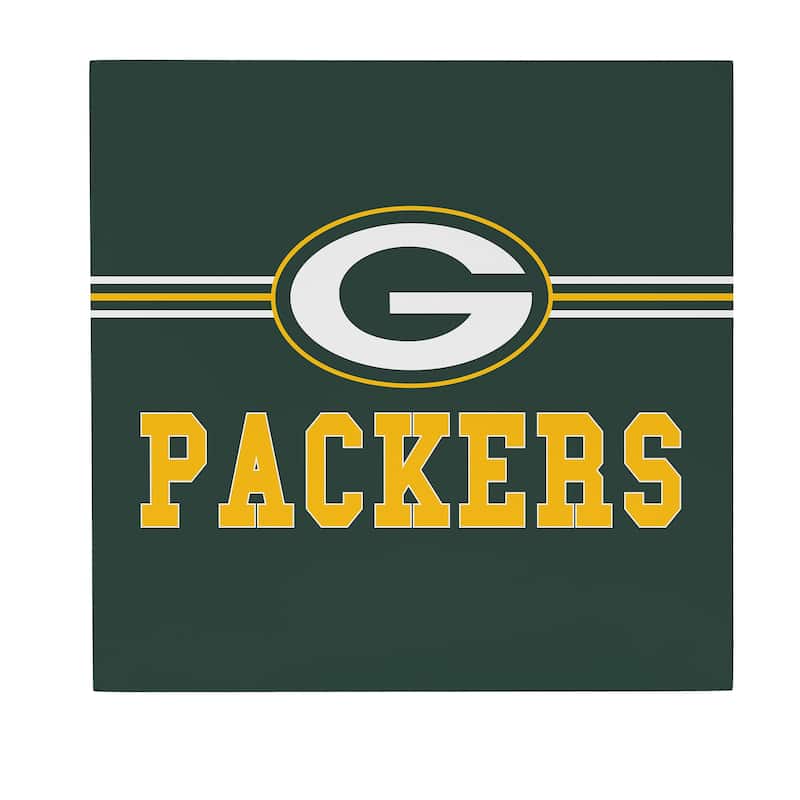 Green Bay Packers Wooden Door Decor Wall Sign - Multi-Color