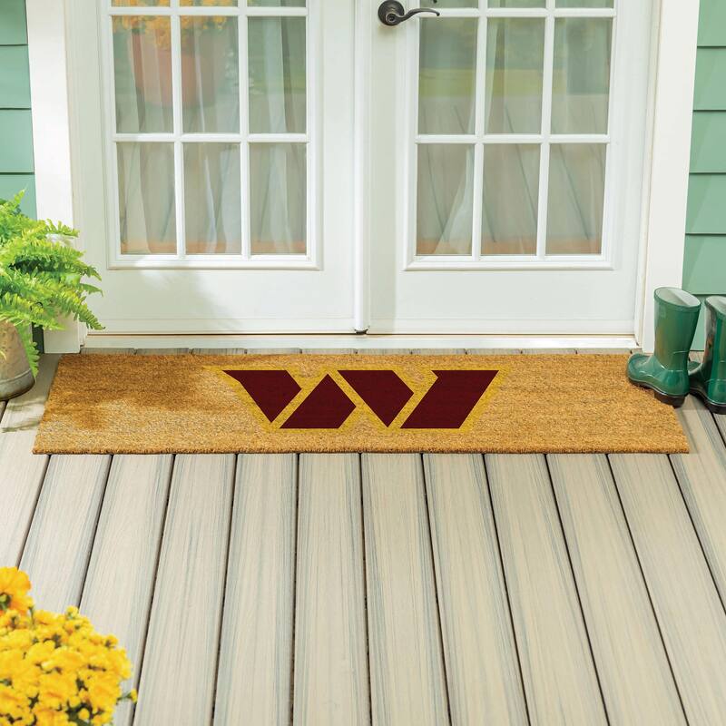 Washington Commanders Full Color Indoor/Outdoor Coir Mat