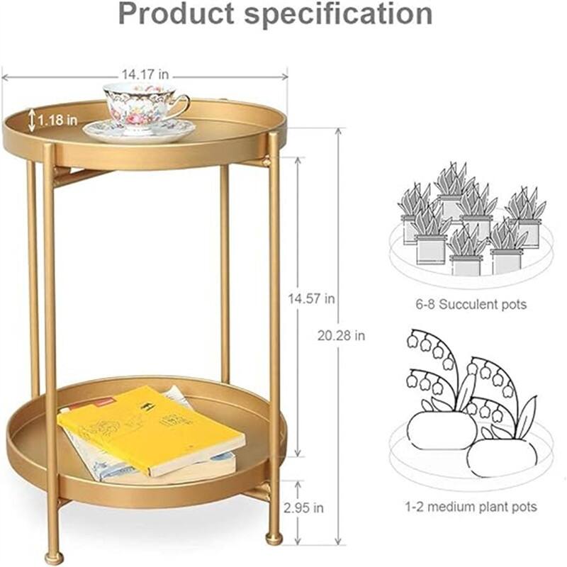 Metal End Table