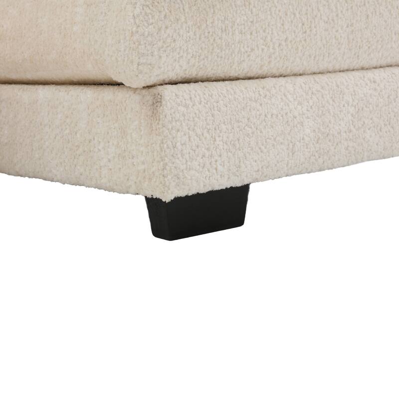 Modern Large U-Shape Sectional Sofa, Chenille Fabric, Memory Foam, Easy Assembly