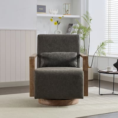 360 Degree Swivel Modern Upholstered Accent Chair
