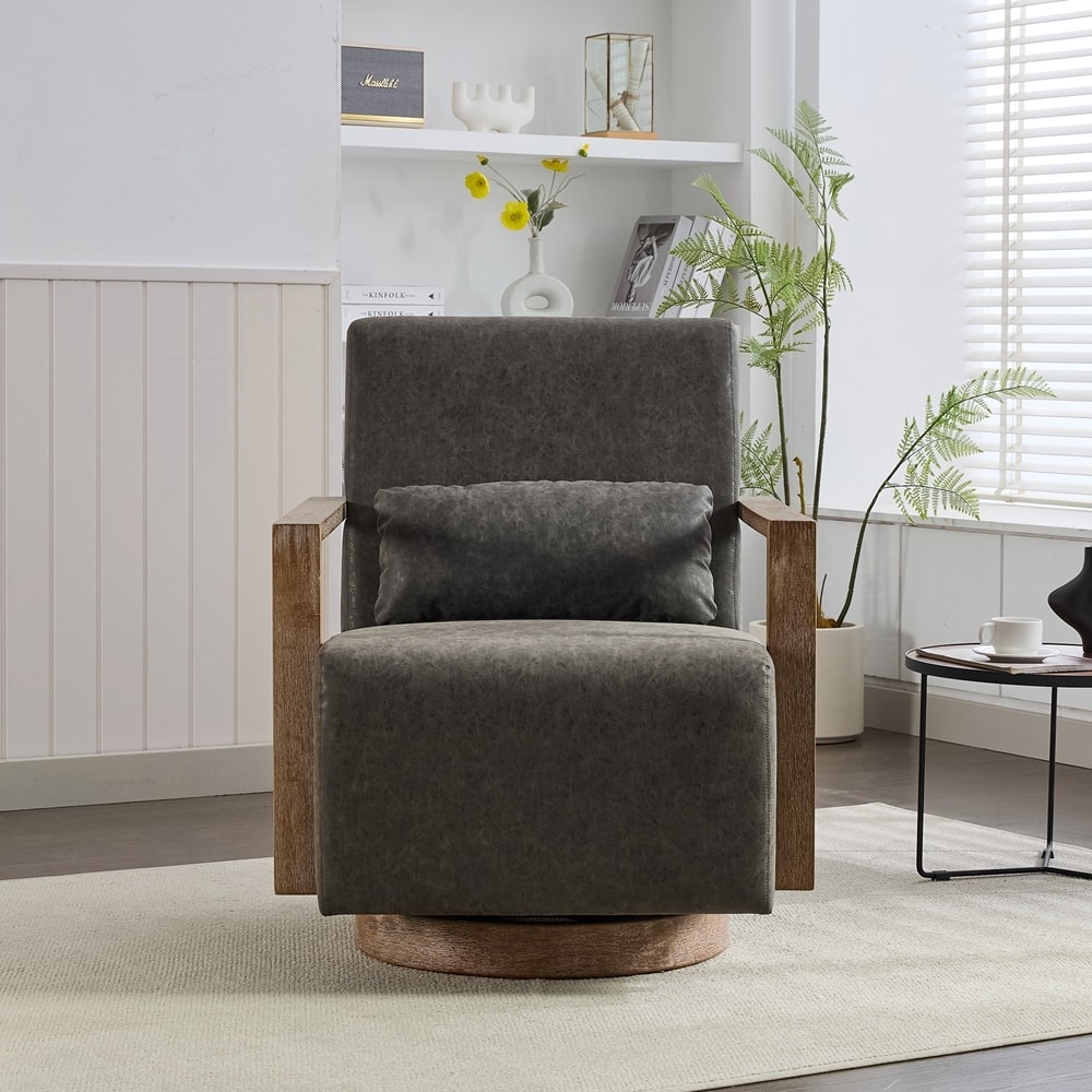 360 Degree Swivel Modern Upholstered Accent Chair
