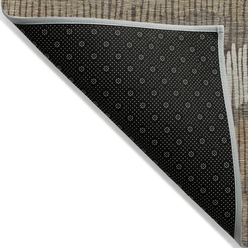 HomeRoots Striped Transitional Rectangle Outdoor Rug