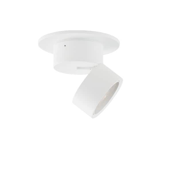slide 2 of 7, Maxim 86240 Swinger 6" Wide LED Semi-Flush Ceiling Fixture - 3000K, White