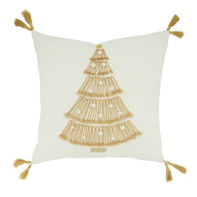 Christmas Tree Throw Pillow