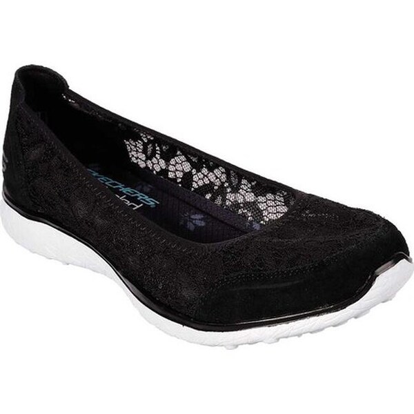 Skechers microburst sweet bloom lace outlet ballet pump