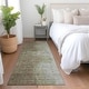 preview thumbnail 34 of 50, Machine Washable Indoor/ Outdoor Abstract Ombre Chantille Rug