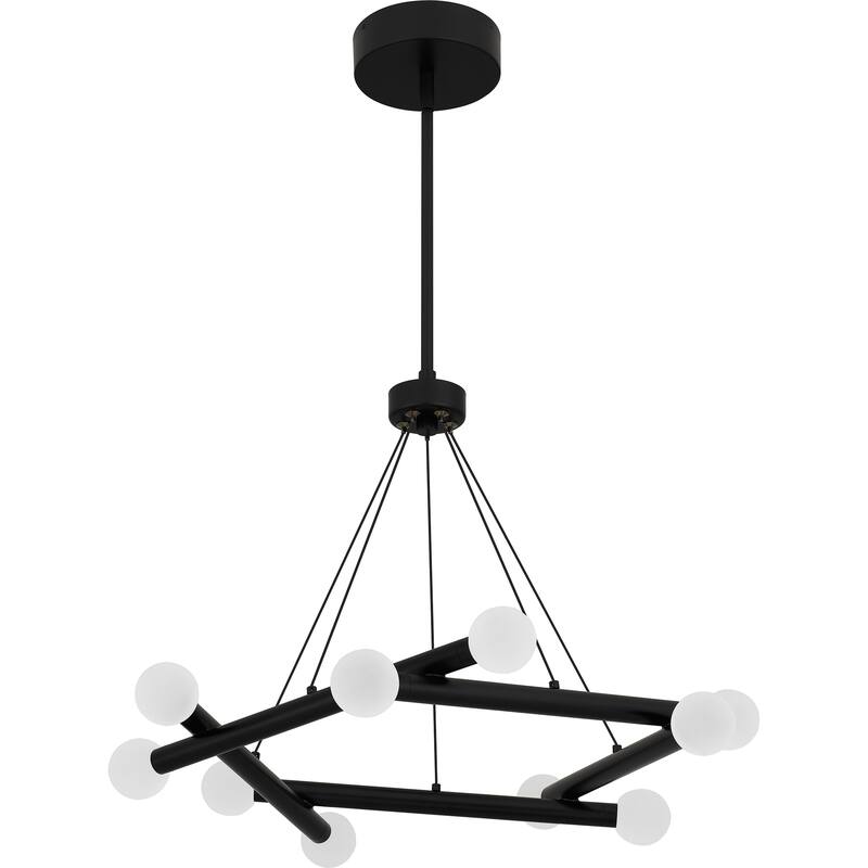 Cyprus Integrated LED Matte Black Chandelier - Matte Black