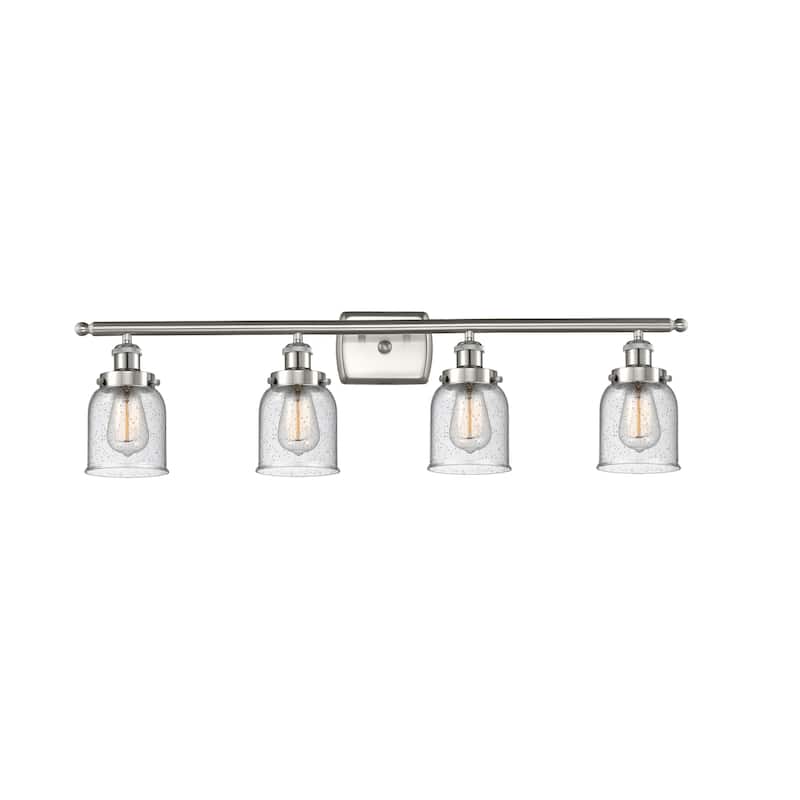 Innovations Lighting Ballston Urban Bell - 4 Light 36" Bath Vanity Light - Seedy/Brushed Satin Nickel