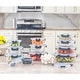 preview thumbnail 9 of 37, JoyFul 24 Piece Glass Food Storage Containers Set with Airtight Lids Black