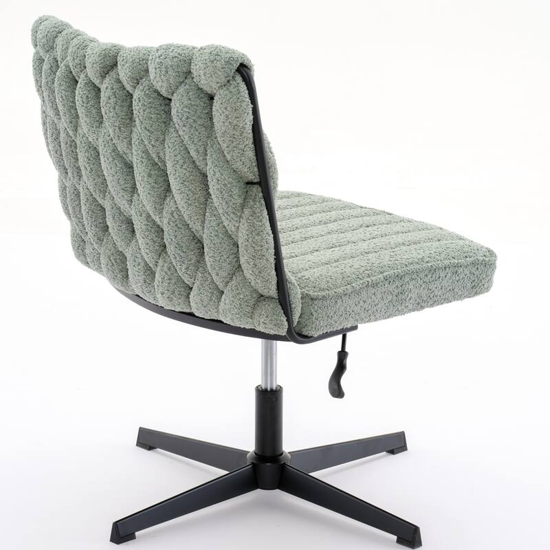 Armless Office Desk Chair No Wheels