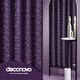 preview thumbnail 55 of 86, Deconovo Decorative Silver Diamond Curtains (2 Panel) 42x45 Inch-2PC - Royal Purple