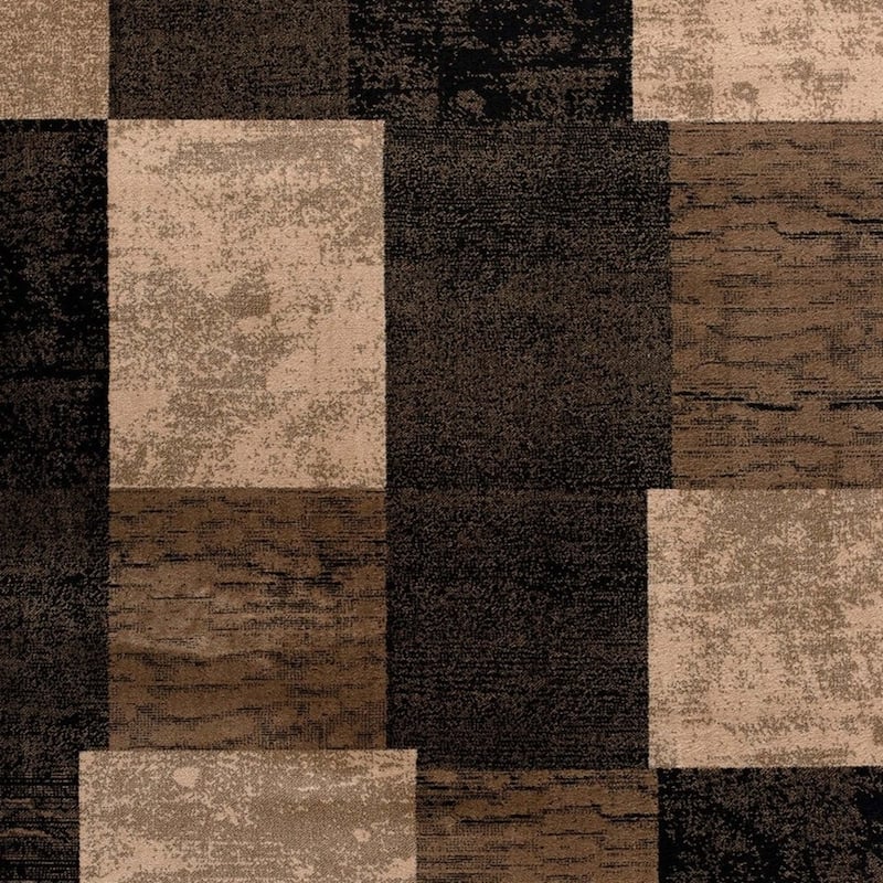 HomeRoots Geometric Modern Runner Area Rug