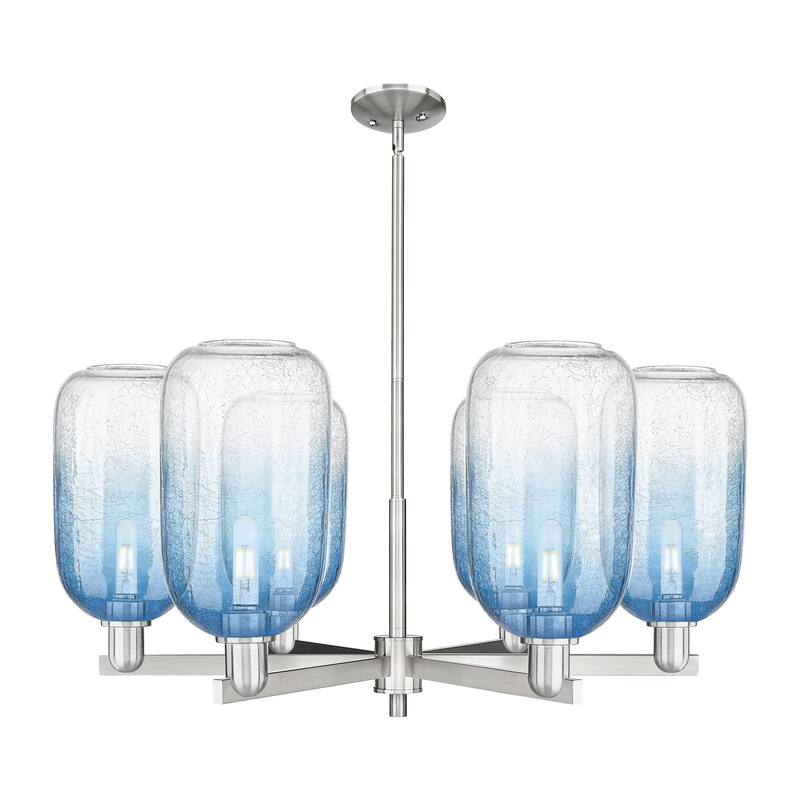 Innovations Lighting Downtown Urban - Brookhaven Cloche - 6 Light 24" Stem Hung Chandelier