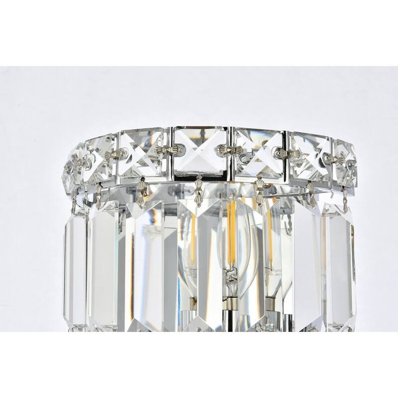 Somette 'Lausanne' 2-light Royal Cut Crystal