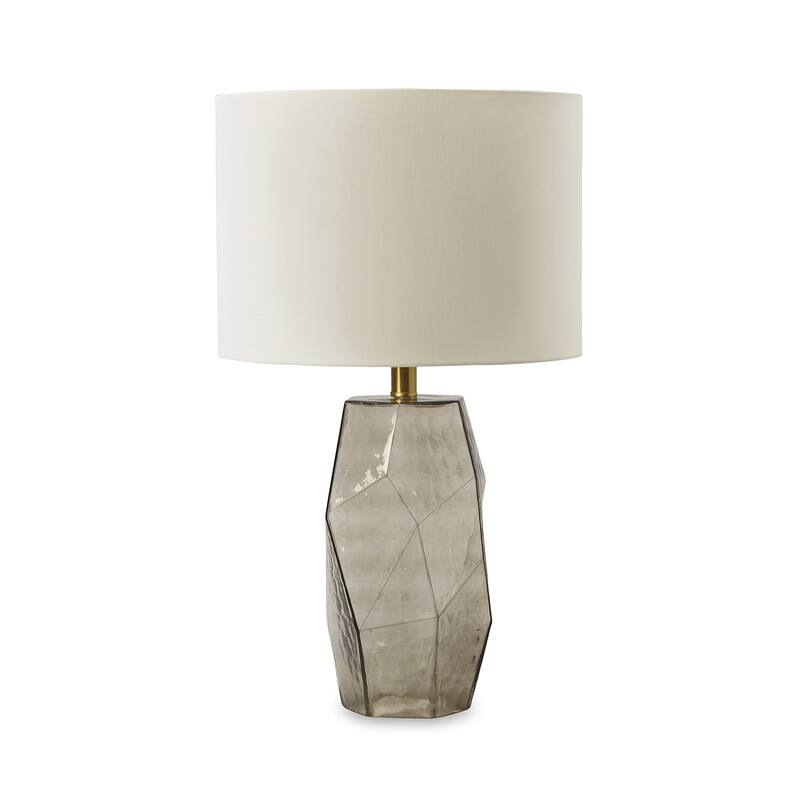 Signature Design by Ashley Taylow Gray Table Lamp - 14"W x 14"D x 24"H