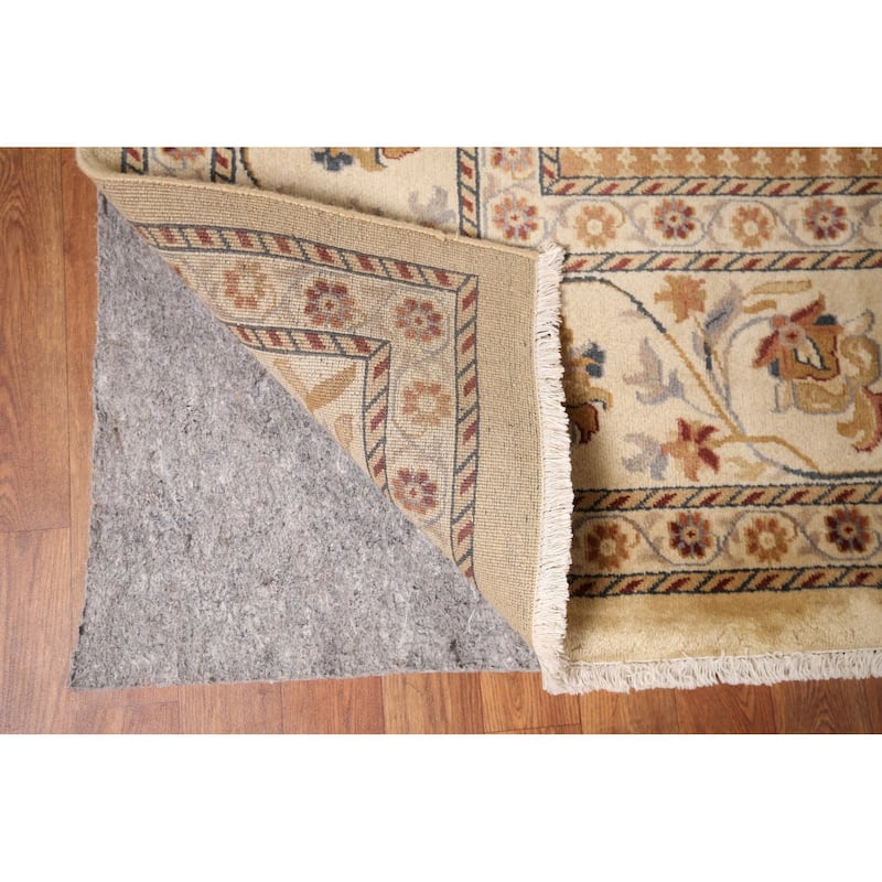 Floral Aubusson Chinese Area Rug Handmade Wool Carpet - 8'7" x 11'7"