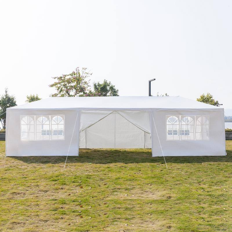 Upgrade Spiral Tube Wedding Party Gazebo Pavilion Canopy Tent - 8-sides