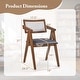preview thumbnail 6 of 8, Costway Modern Accent Chairs Set of 2/4 with Leathaire Seat Cushions &