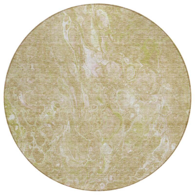 Machine Washable Indoor/ Outdoor Chantille Abstract Watercolor Rug