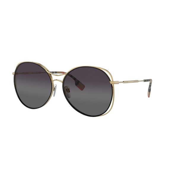 burberry black gold sunglasses