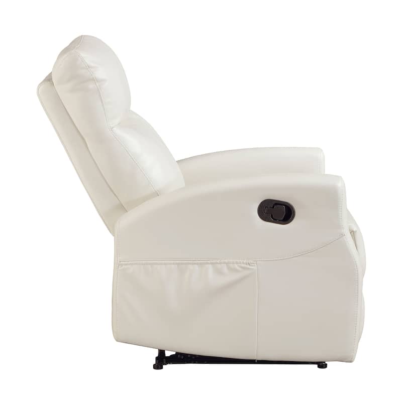 Centralia 29" Faux Leather Manual Recliner, Armrest with Pocket